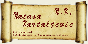 Nataša Kartaljević vizit kartica